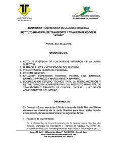 Reunión de Junta Directiva