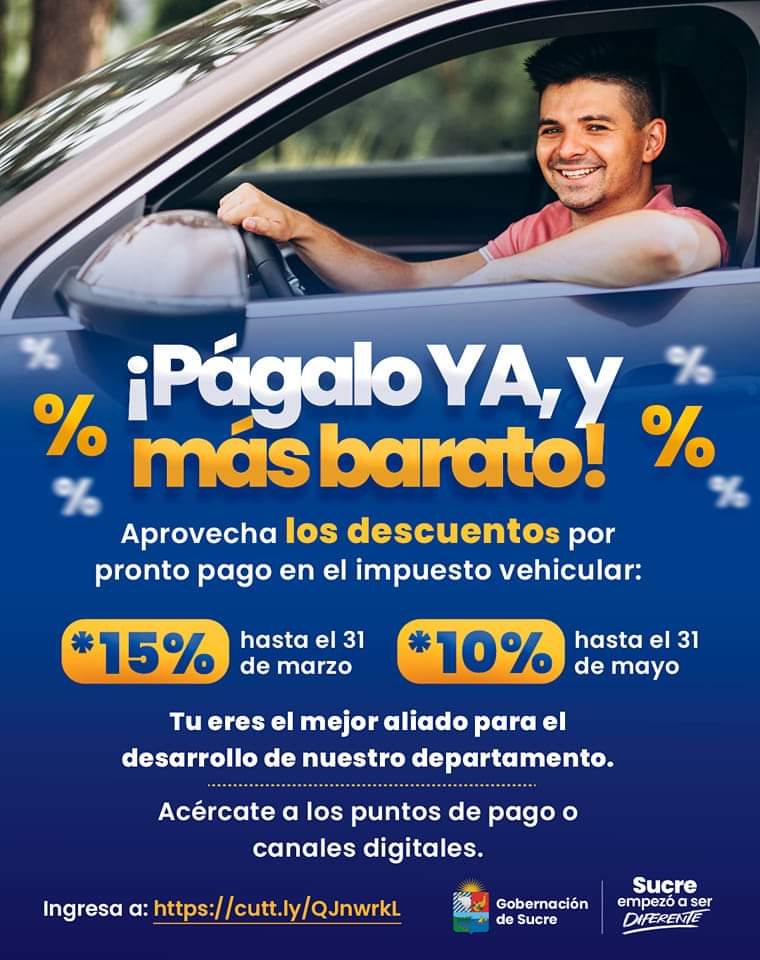 Aprovecha los descuentos por pronto pago en el impuesto vehicular